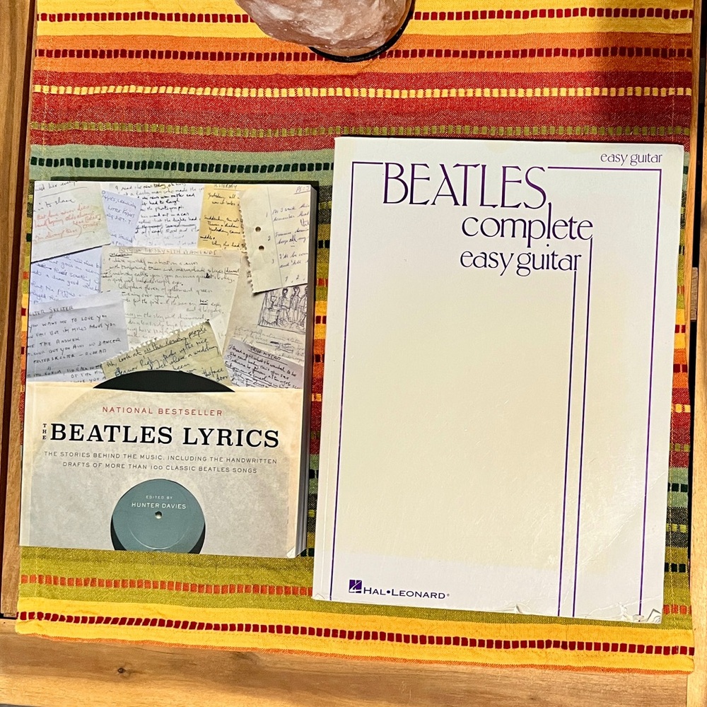 📚2 Books: The Beatles Lyrics & Beatles Complete Easy Guitar📚Pre-Loved📚Used📚